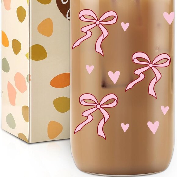 Pink Hearts & Bows Tumbler - Picture 2 of 9